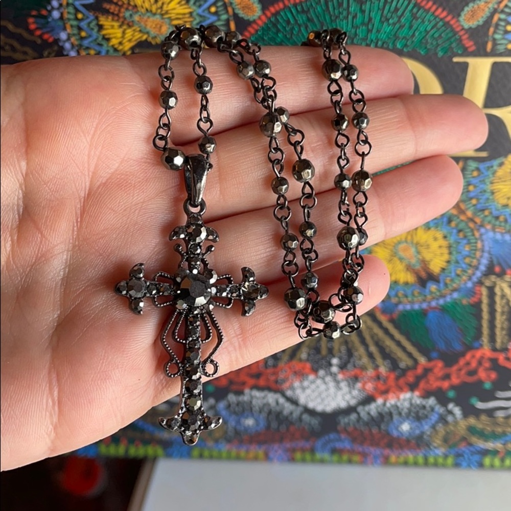 Rosary Cross Necklace